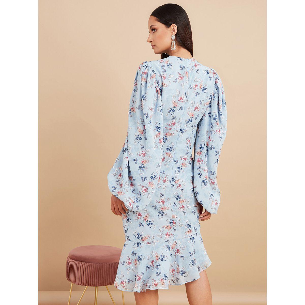 فستان ميدي مطبع بزهور من ستايلي-women-clothing-dresses-image-4