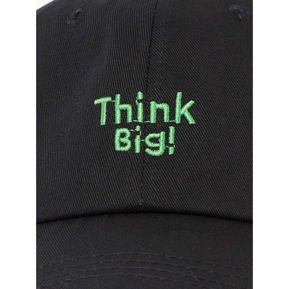 Styli Unisex Think Big Embroidered Baseball Cap-men-caps-image-2