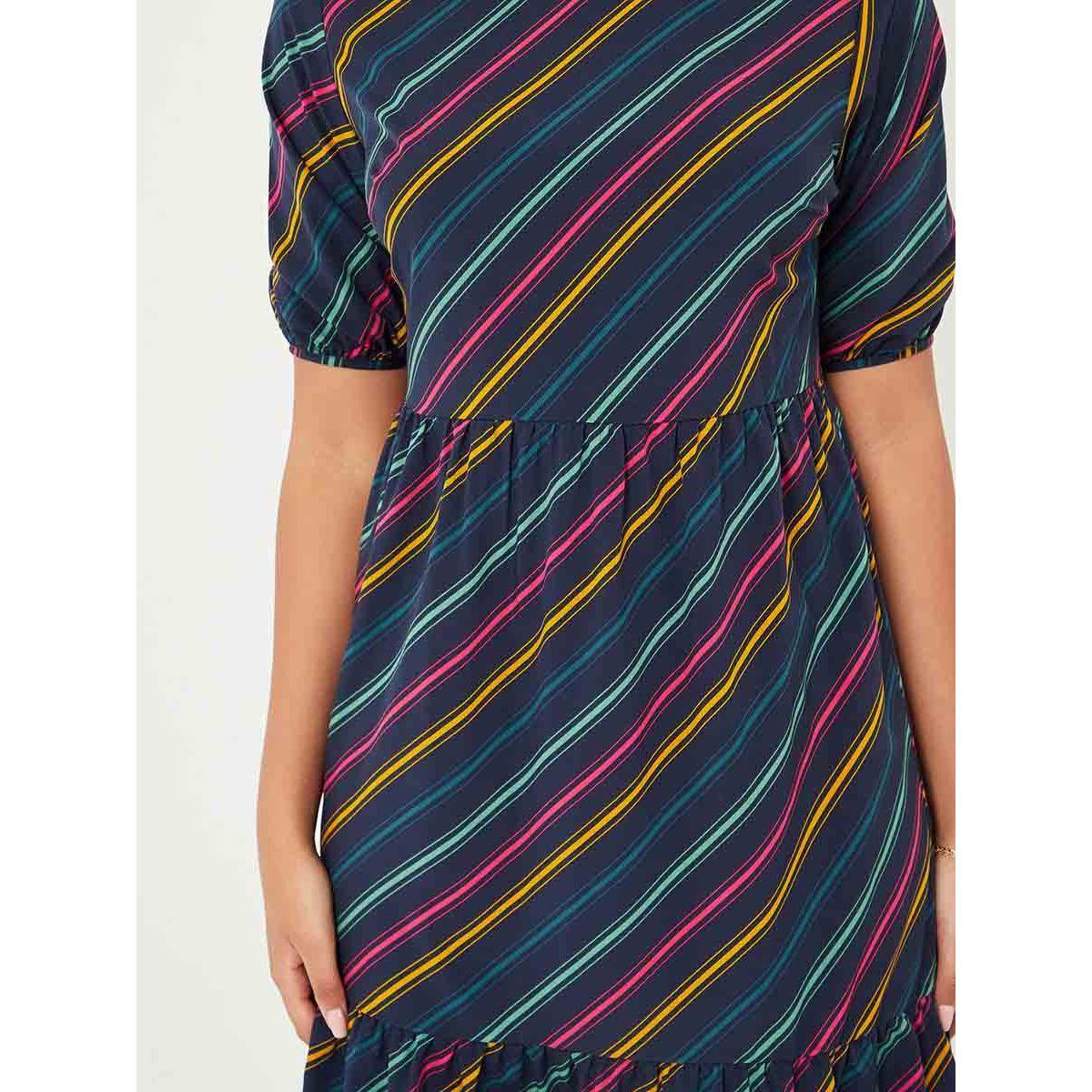فستان مخطط باكمام قصيرة من ريد تايب-women-clothing-dresses-image-3
