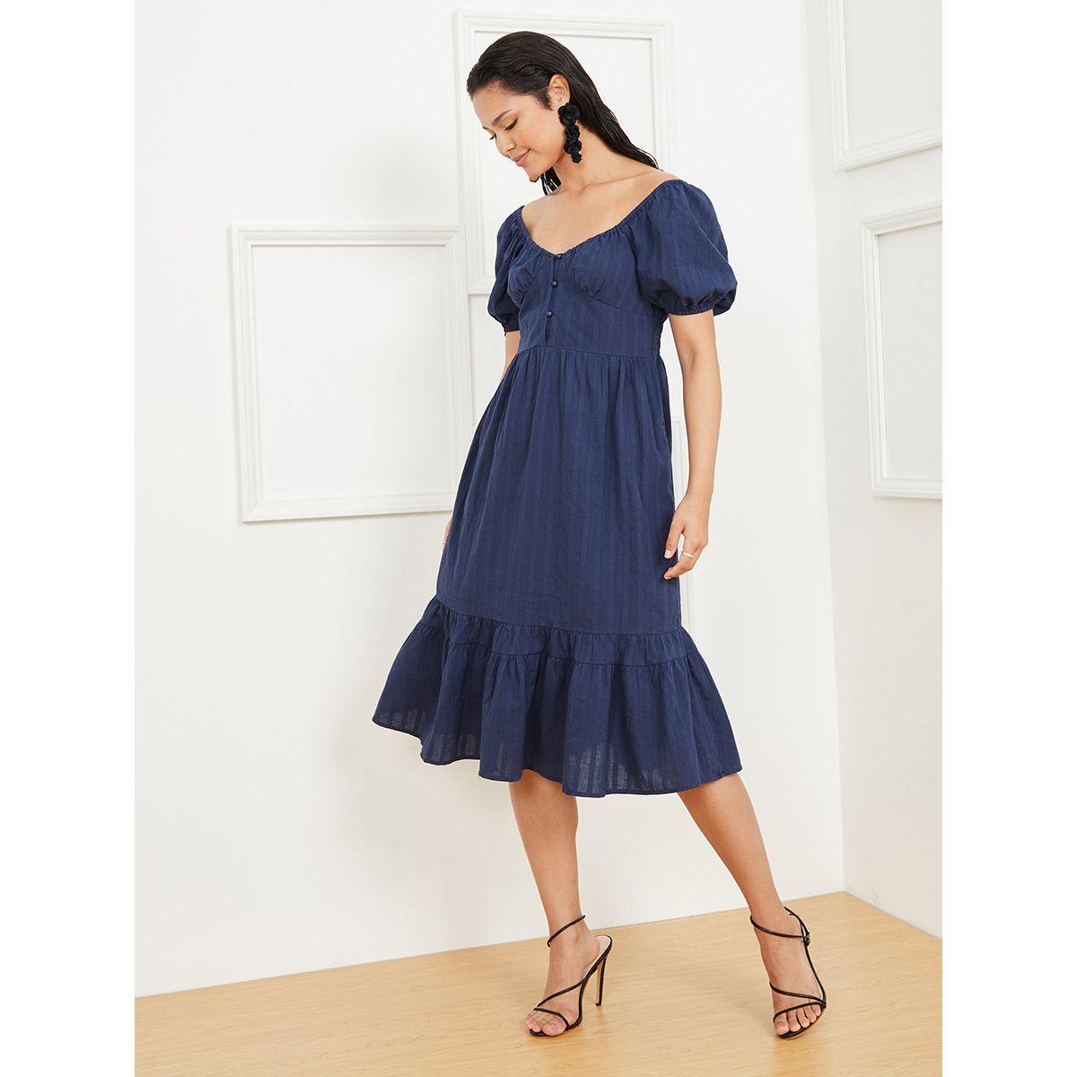 فستان ميدي بازرار غلق من ريد تايب-women-clothing-dresses-image-2