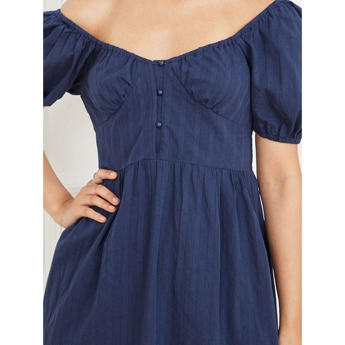 فستان ميدي بازرار غلق من ريد تايب-women-clothing-dresses-image-3