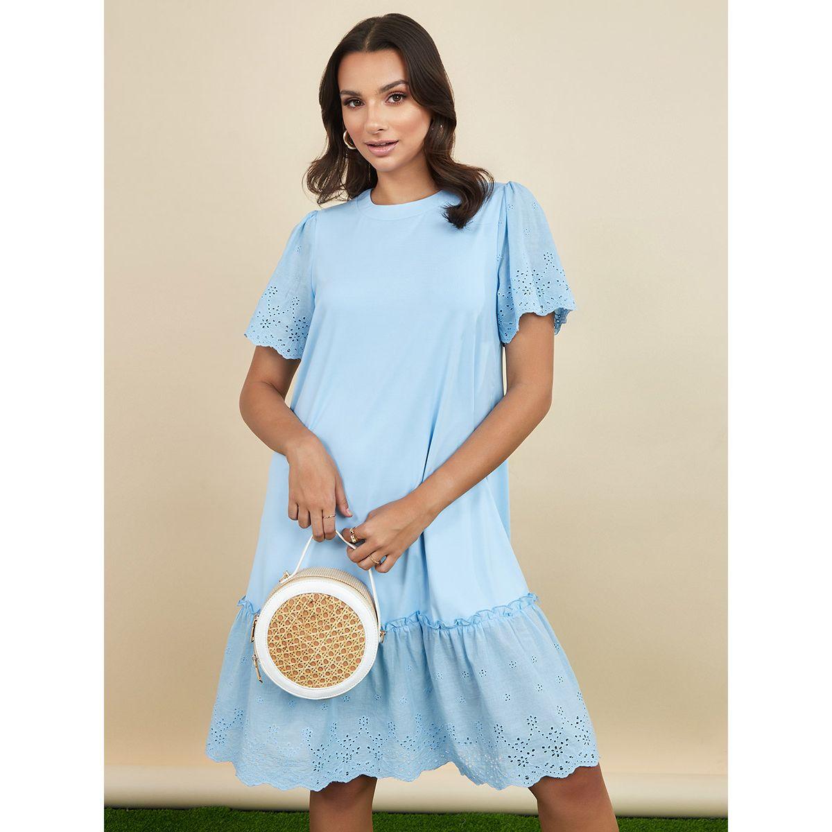 فستان كاجوال باكمام قصيرة من ستايلي-women-clothing-dresses-image-1