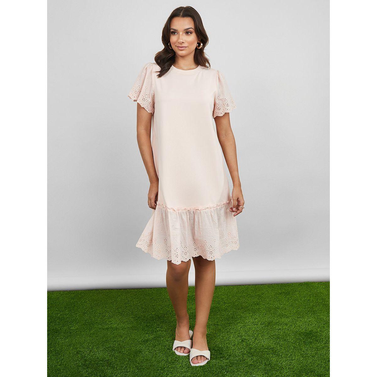 فستان كاجوال باكمام قصيرة من ستايلي-women-clothing-dresses-image-2