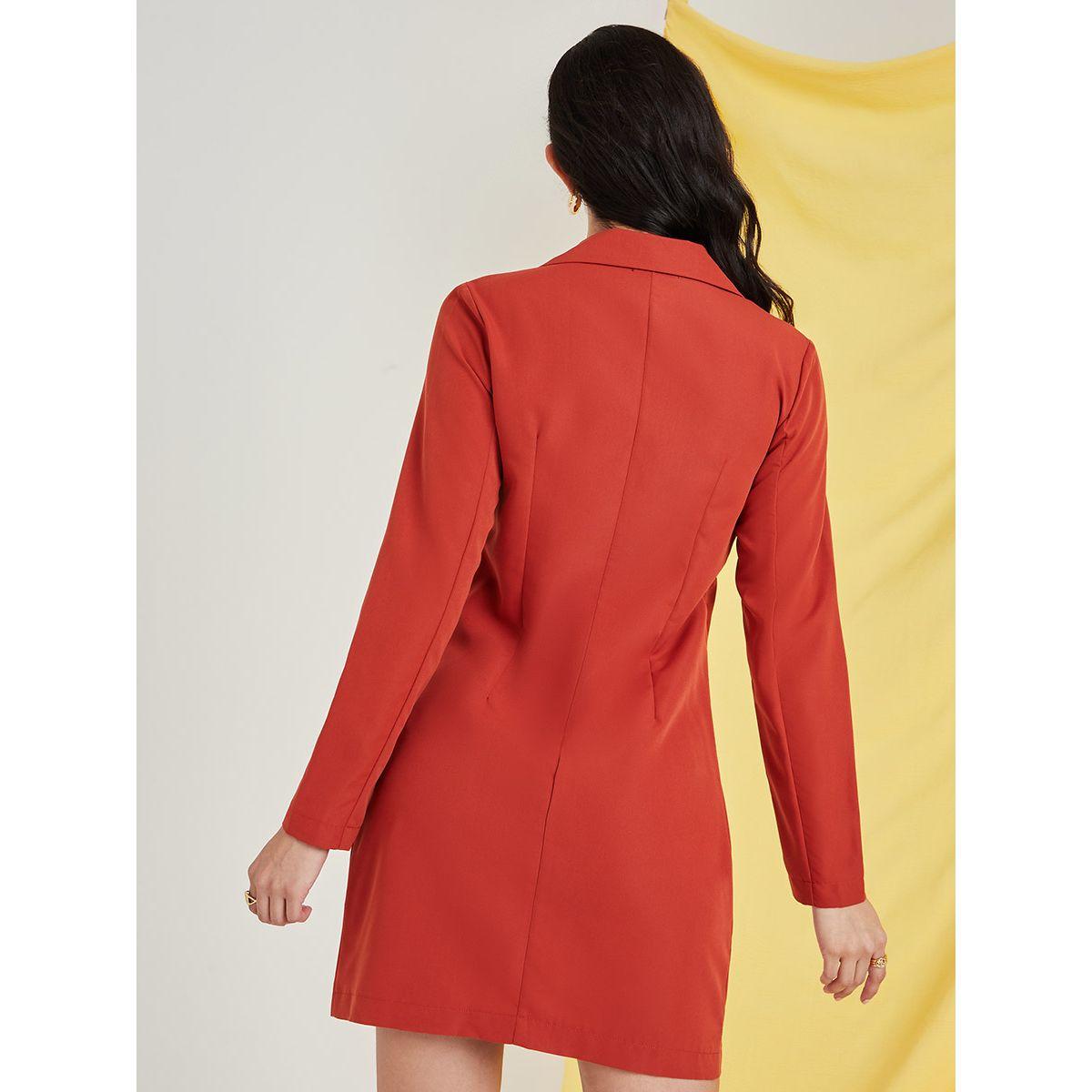 Styli Long Sleeves Double Breasted Blazer Mini Dress-women-clothing-dresses-image-4