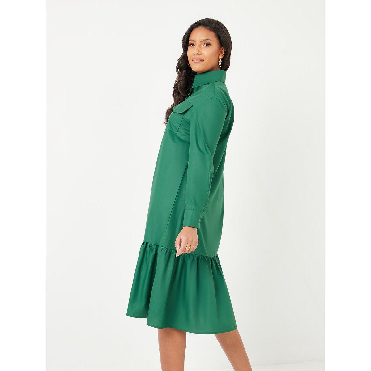 فستان ميدي باكمام طويلة من ستايلي-women-clothing-dresses-image-4