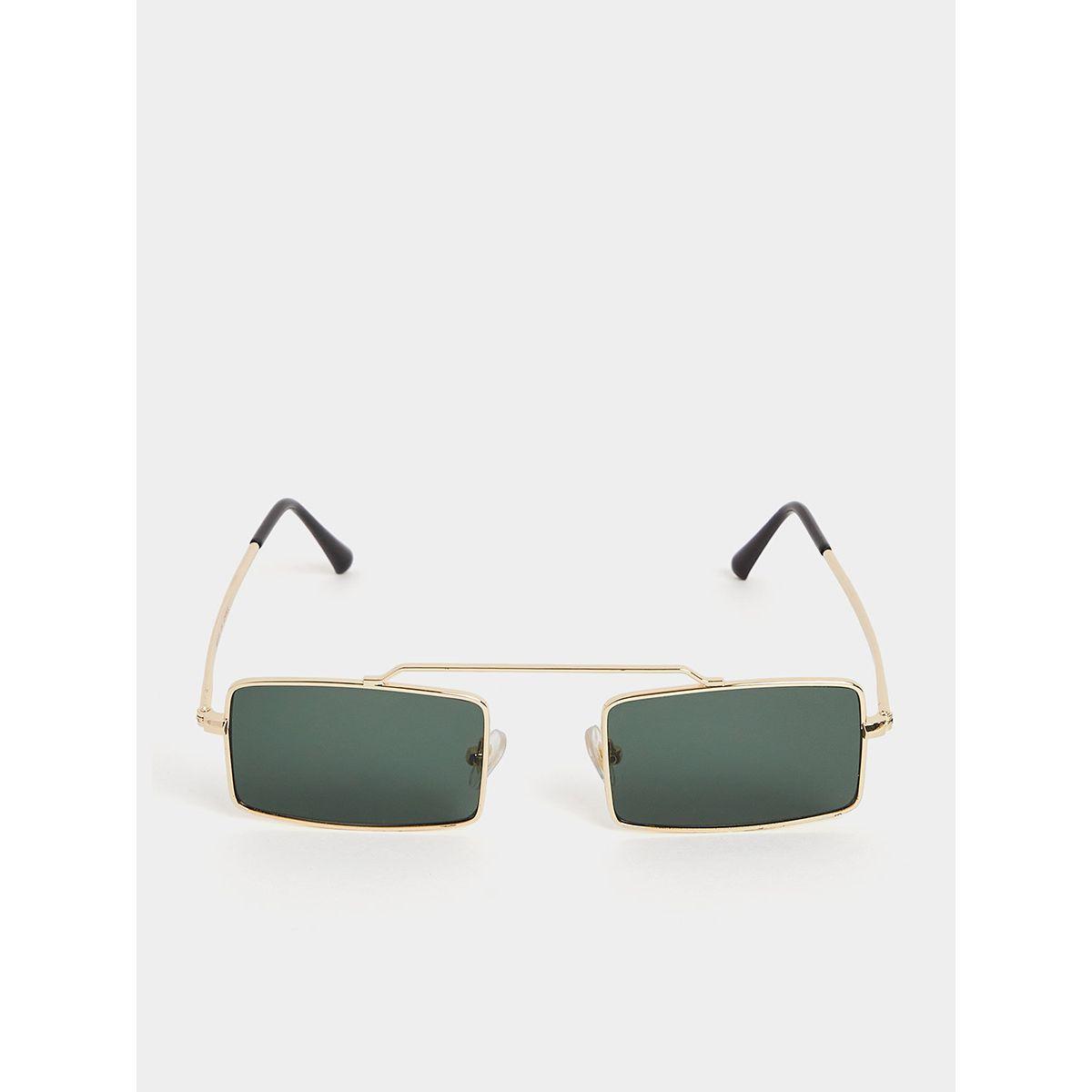Styli Rectangle Frame Sunglasses with Nose Pad-men-sunglasses-image-2
