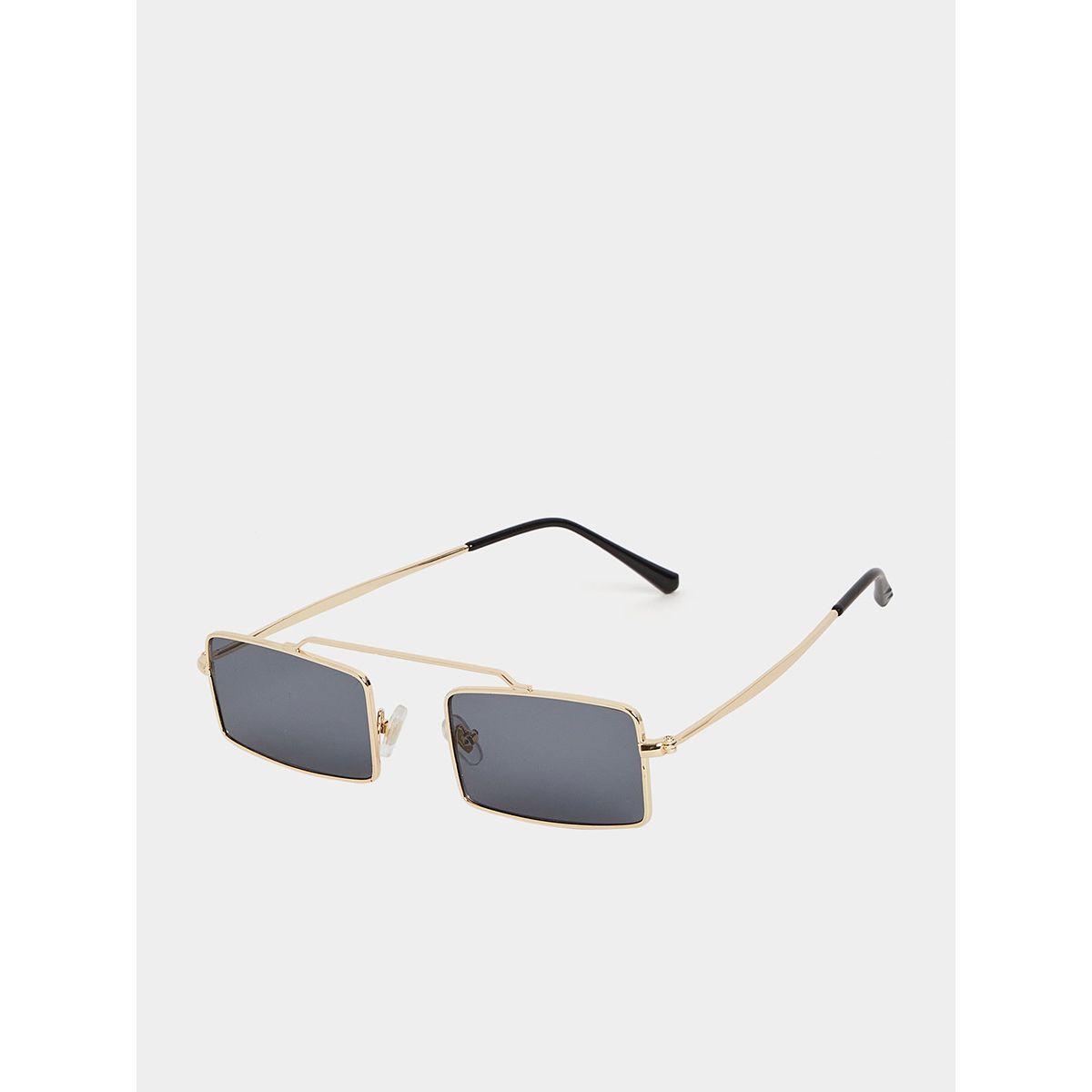 Styli Rectangle Frame Sunglasses with Nose Pad-men-sunglasses-image-1