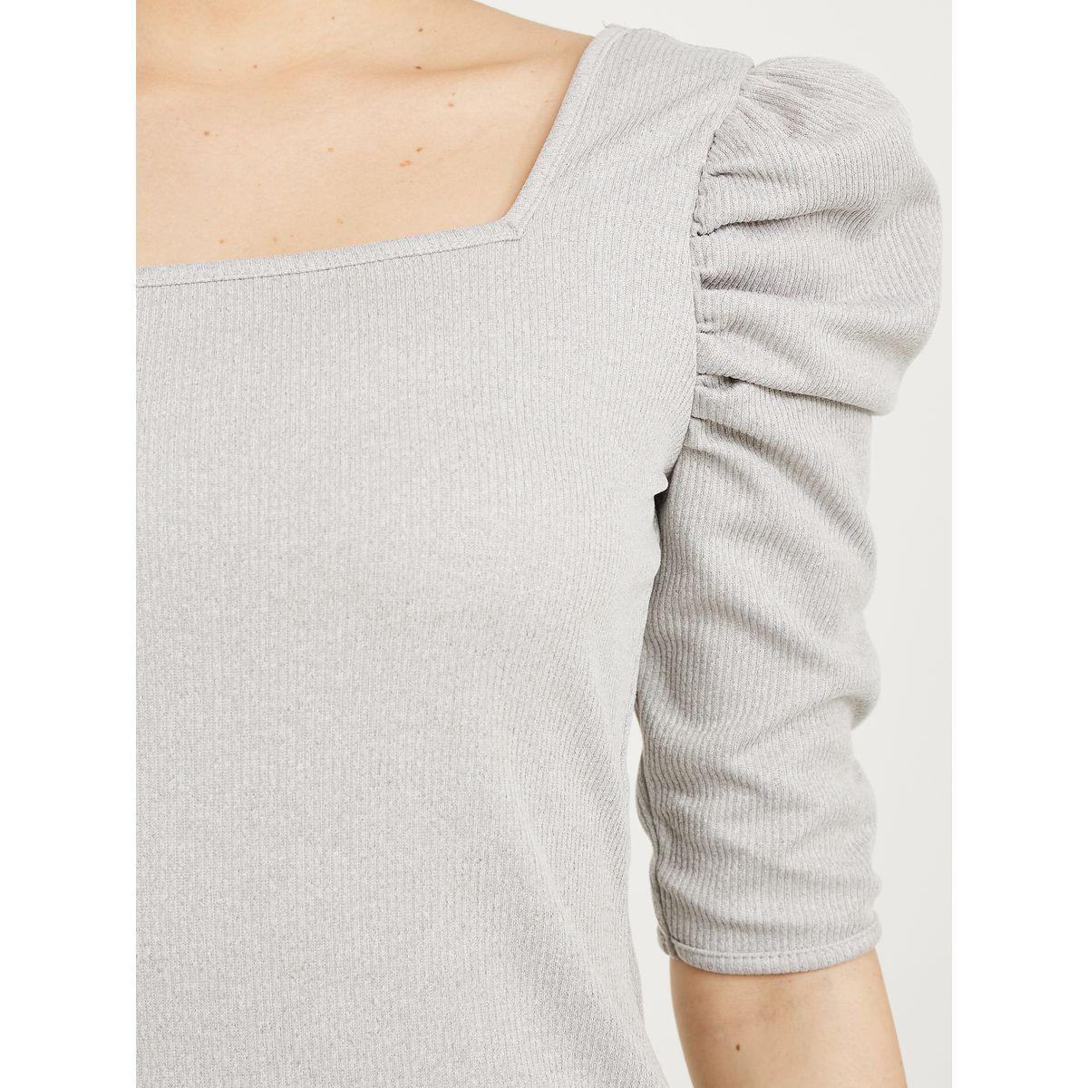 فستان بياقة واسعة واكمام منفوشة من ريد تايب-women-clothing-dresses-image-3