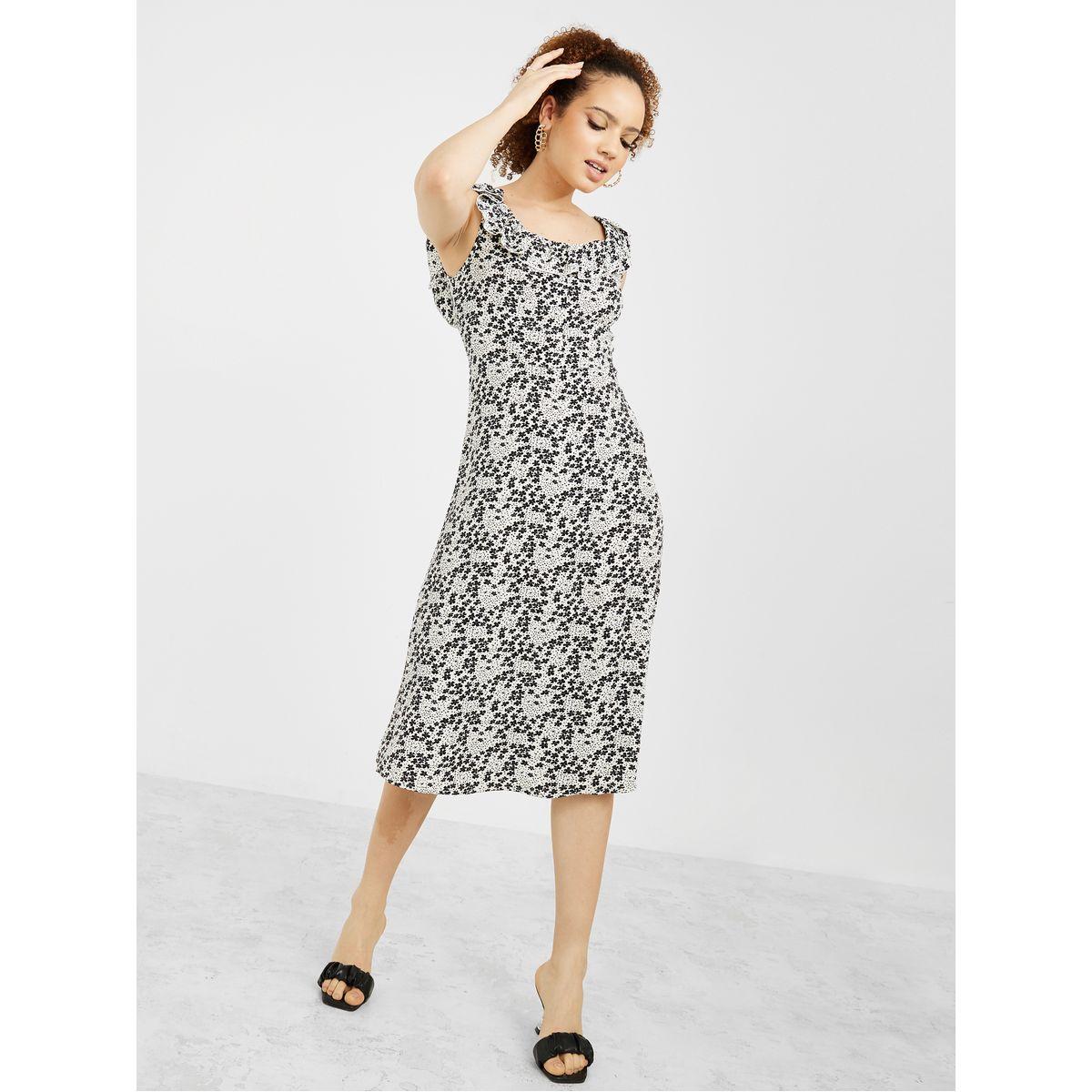 فستان ميدي بلا اكمام من ستايلي-women-clothing-dresses-image-2
