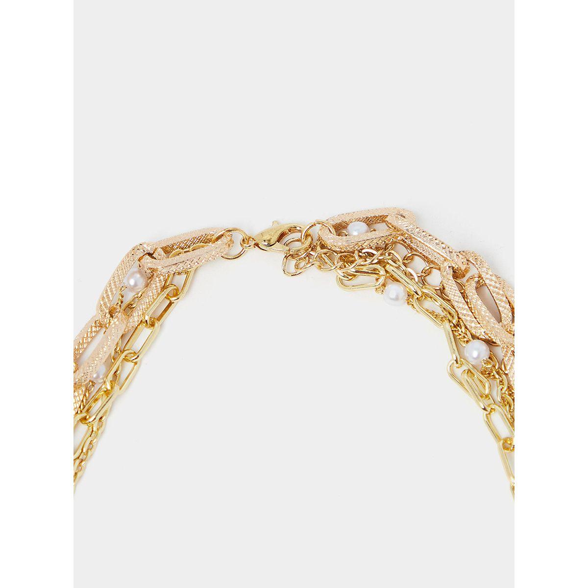Styli Choker Chain Layered Necklace-women-watchesandjewellery-jewellery-necklacesandpendants-image-3