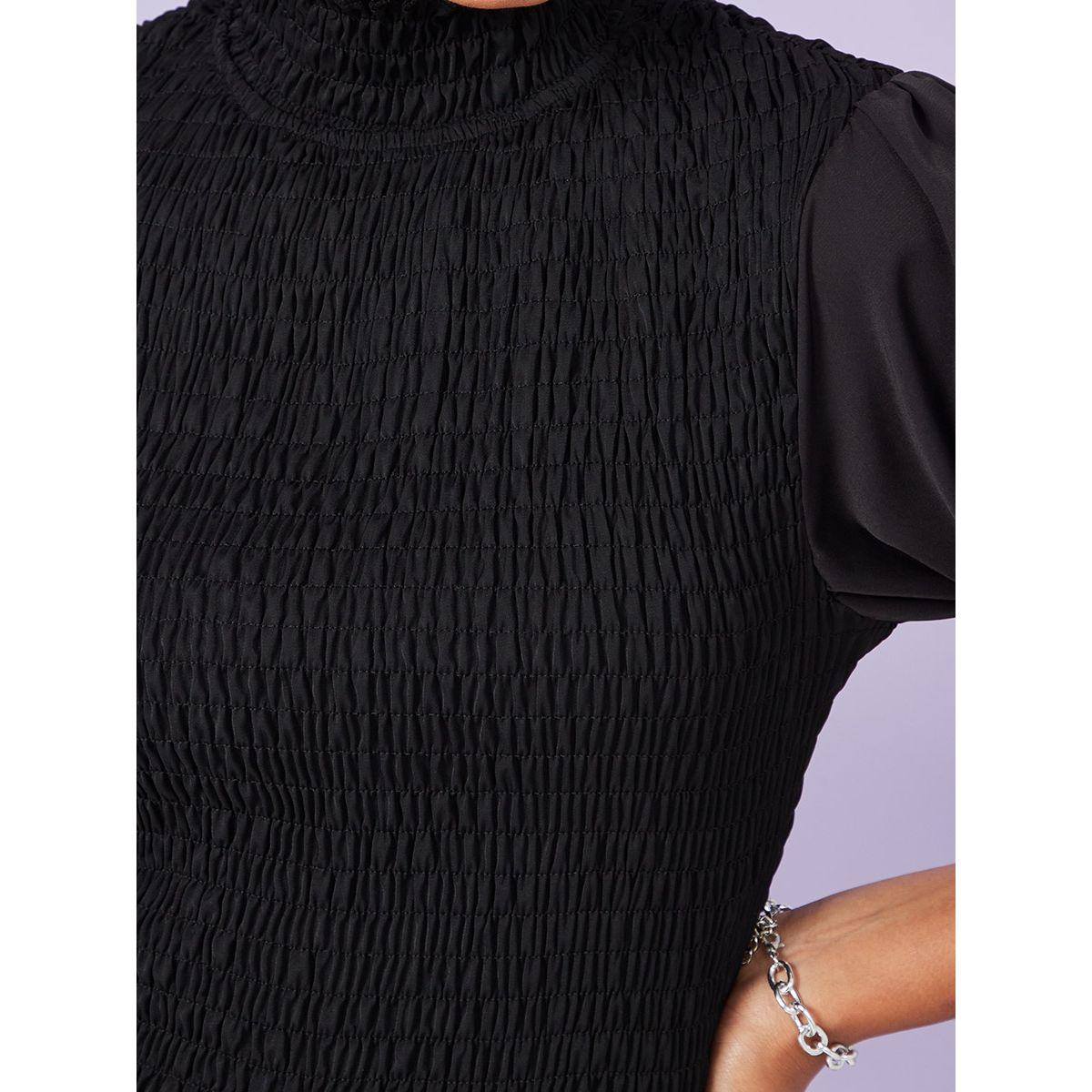 فستان ميدي باكمام منفوشة-women-clothing-dresses-image-3