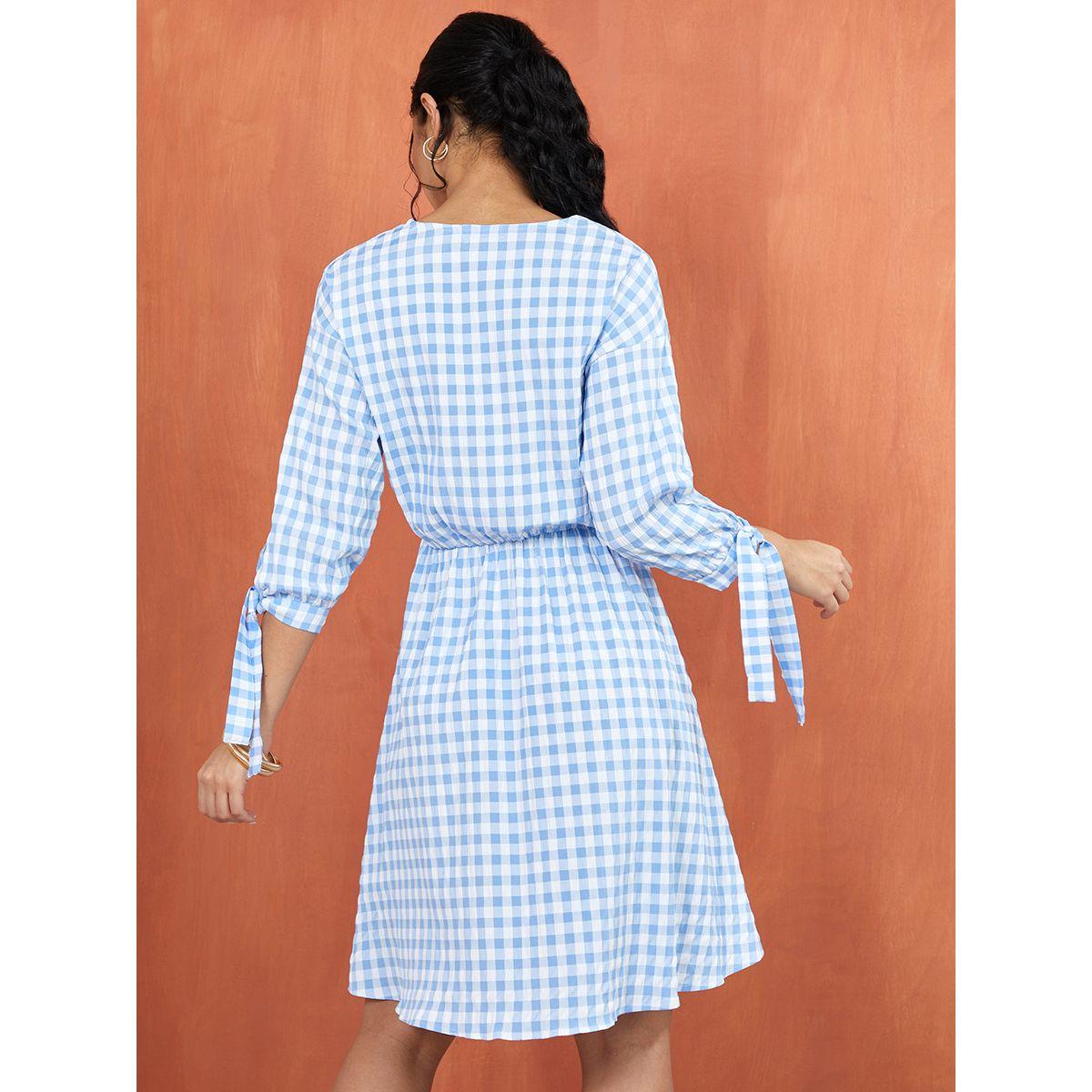 فستان مطبع بمربعات من ريد تايب-women-clothing-dresses-image-4