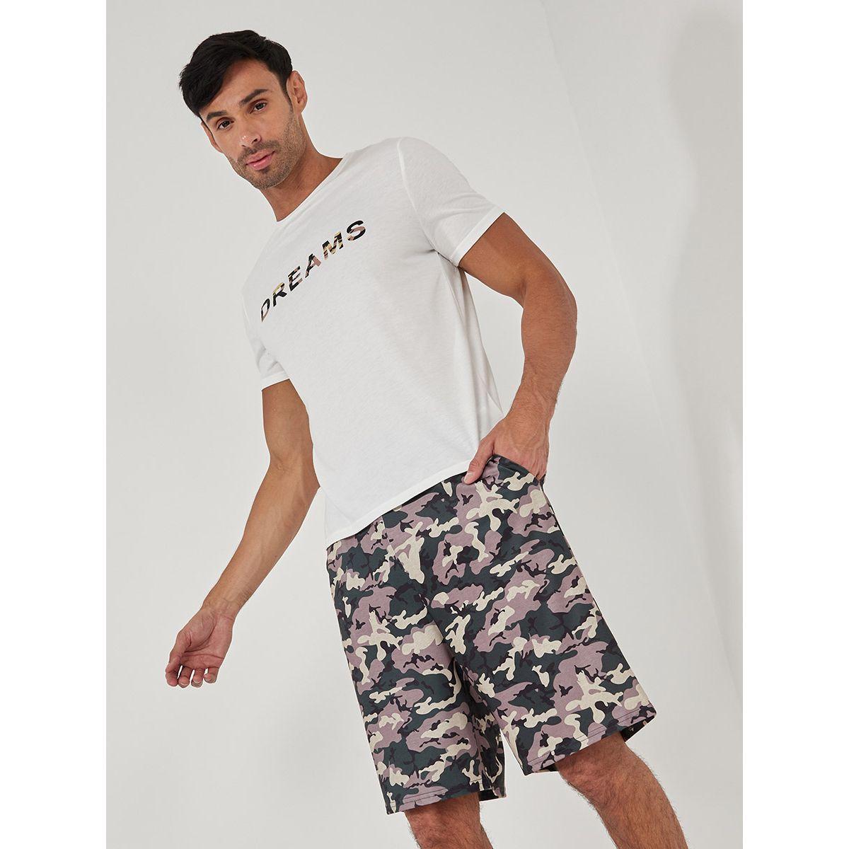طقم من ( تيشيرت + شورت ) من ستايلي-men-clothing-nightwear-sets-image-1