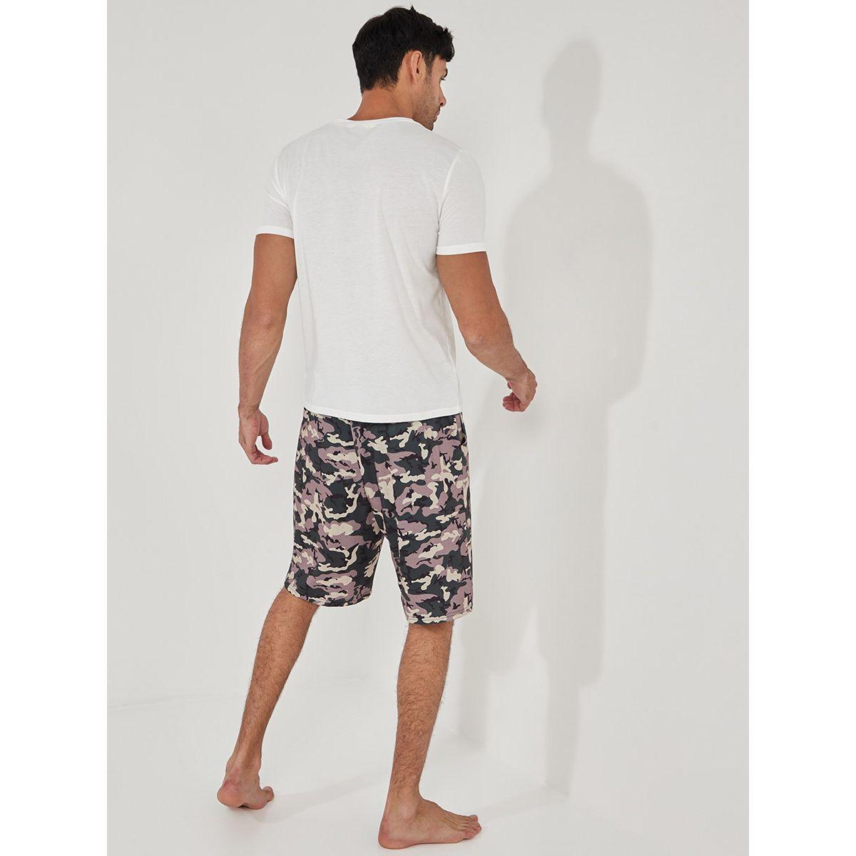 طقم من ( تيشيرت + شورت ) من ستايلي-men-clothing-nightwear-sets-image-6