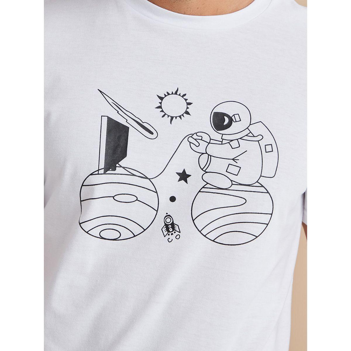 Styli Space Print T-shirt and Short Set-men-clothing-nightwear-sets-image-3