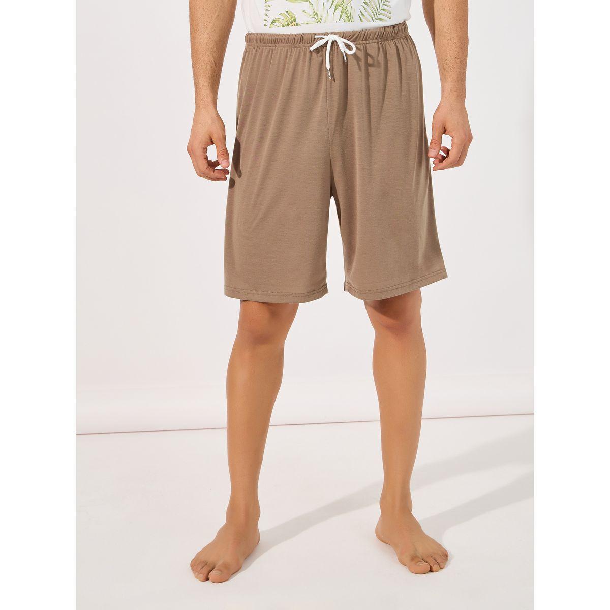 Styli Unwind Tropical Graphic Print T-Shirt & Shorts Sleep Set-men-clothing-nightwear-sets-image-4