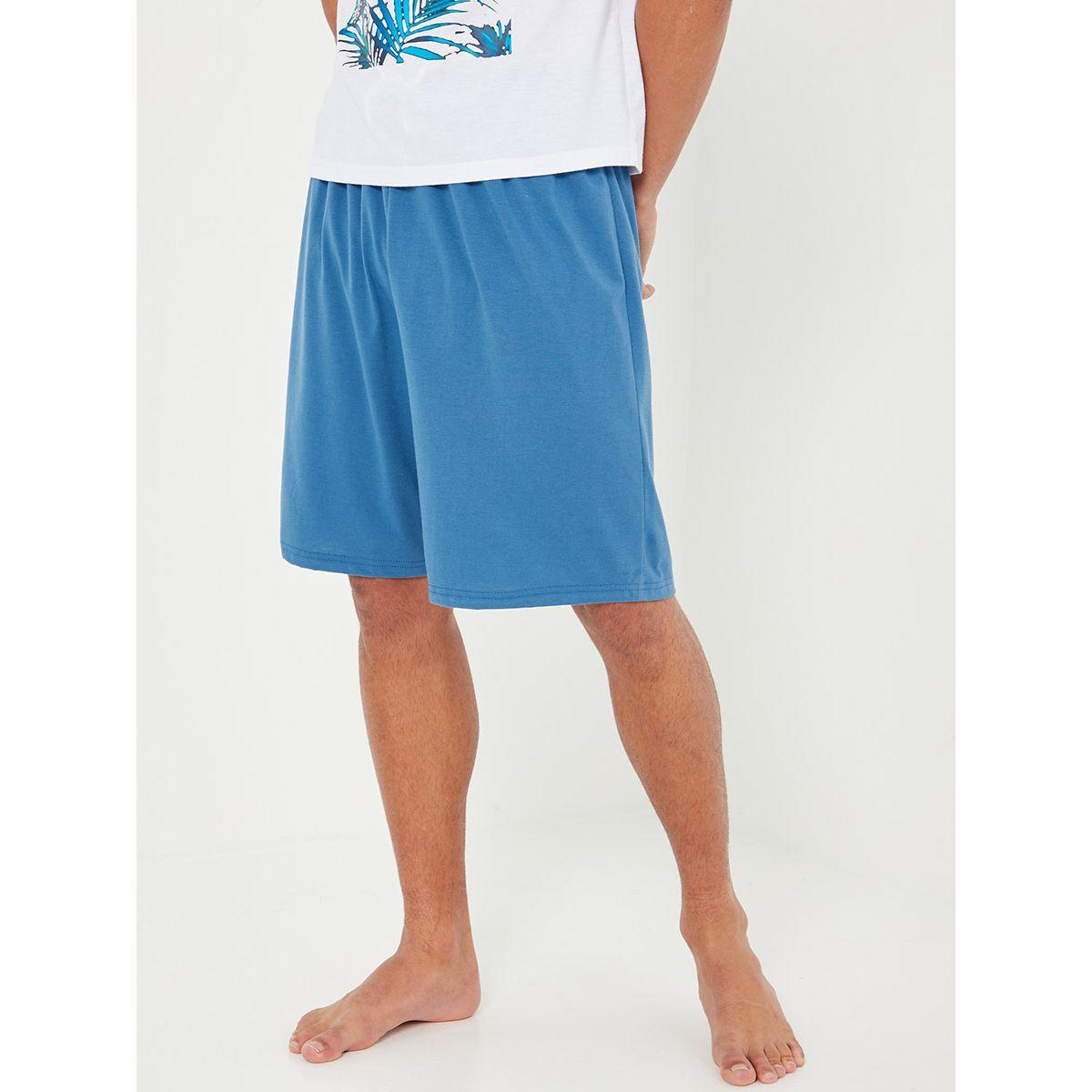 طقم للنوم من ( شورت + تيشيرت ) من ستايلي-men-clothing-nightwear-sets-image-5