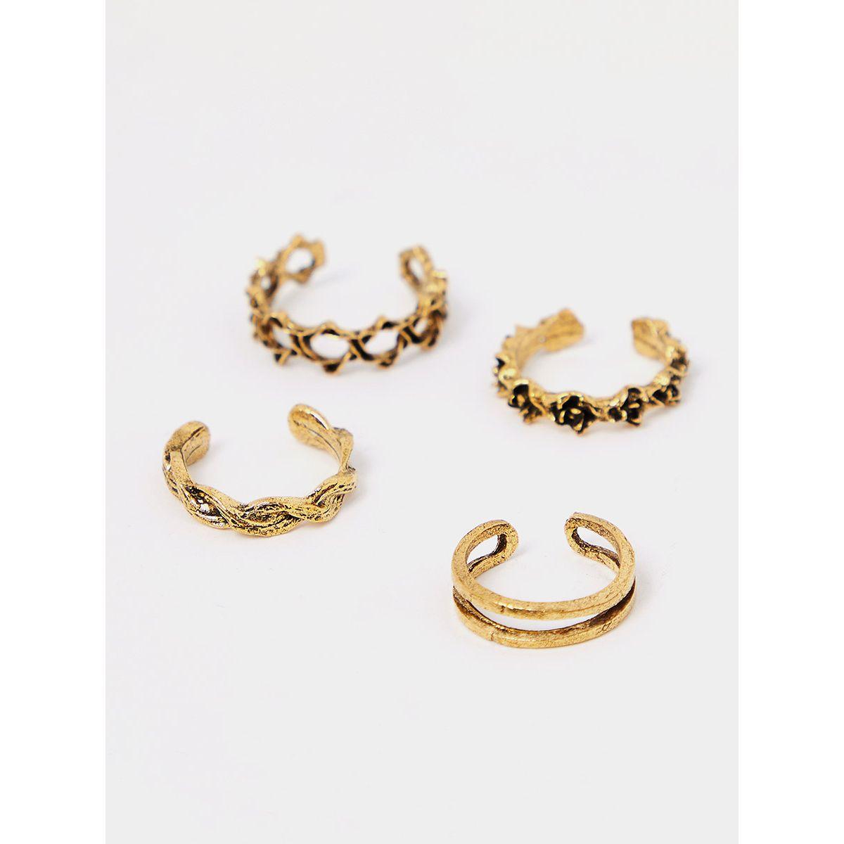 مجموعة من 8 خواتم قدم من ستايلي-women-watchesandjewellery-jewellery-rings-image-2