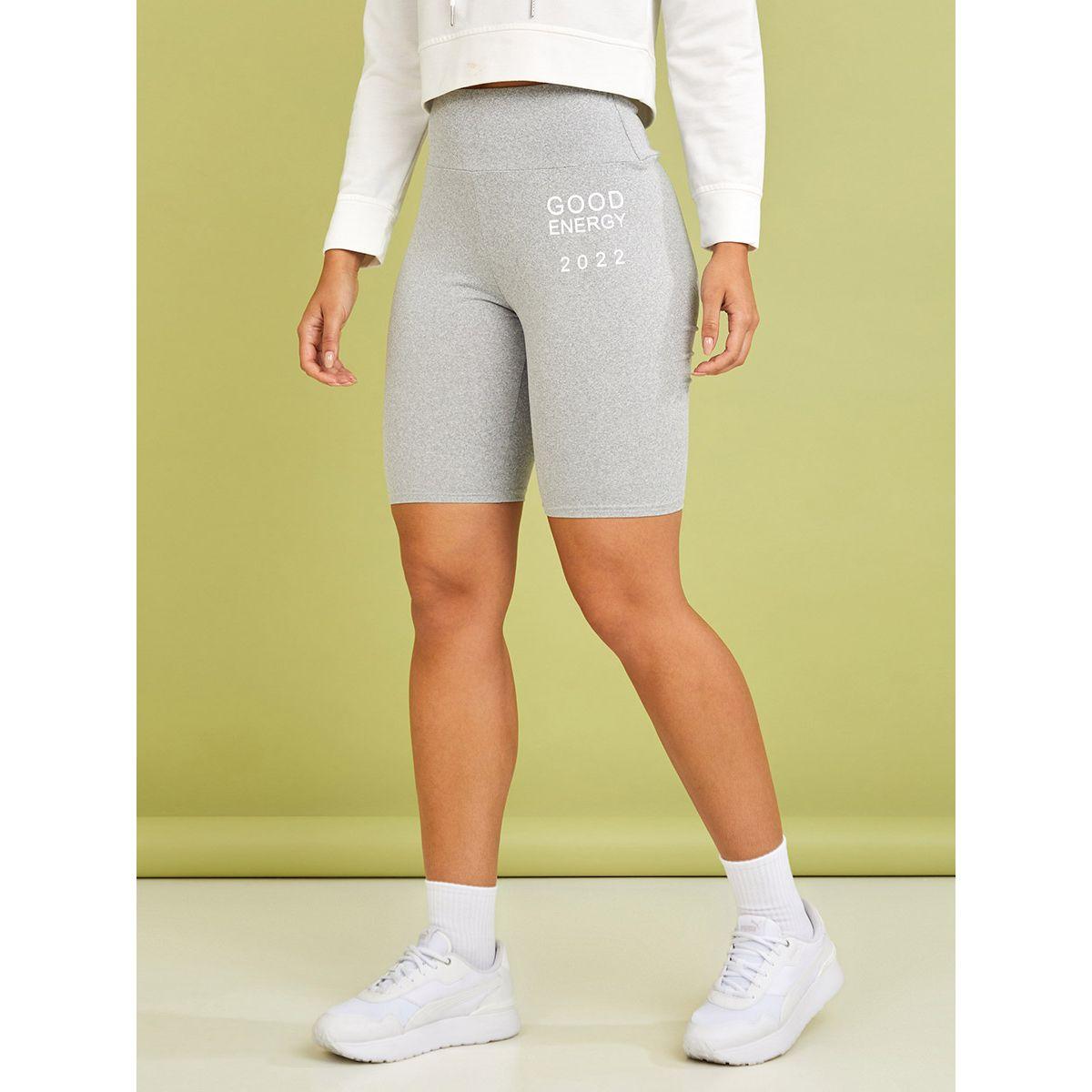 شورت رياضي مطبع بكتابة من ستايلي-women-clothing-bottoms-leggings-image-1