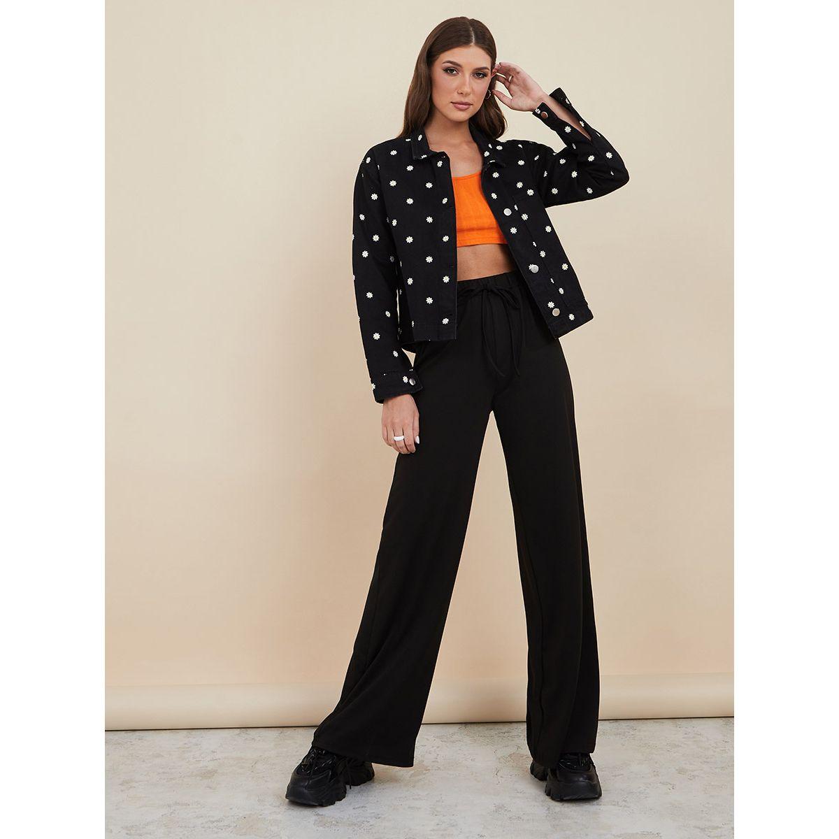 بنطال بقصة واسعة وخصر عالي من ستايلي-women-clothing-bottoms-trousers-image-2