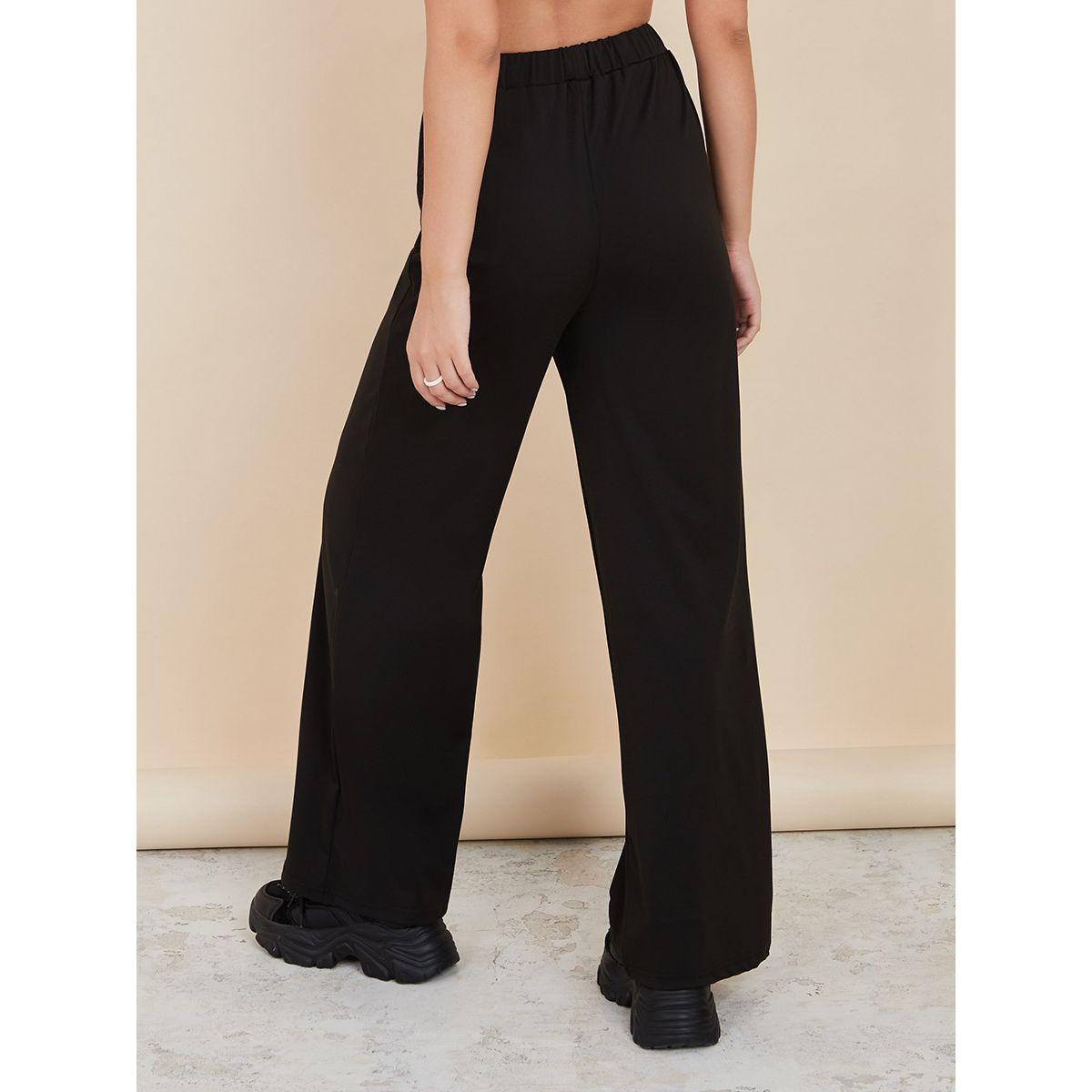 بنطال بقصة واسعة وخصر عالي من ستايلي-women-clothing-bottoms-trousers-image-3