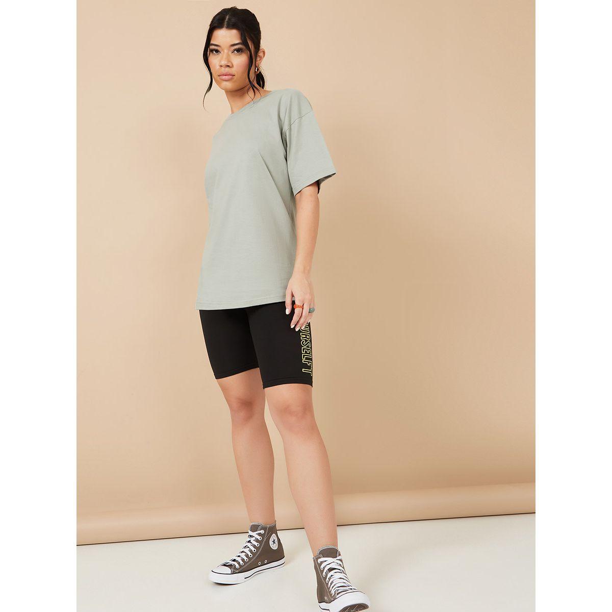 Styli Slogan Cycling Short -women-clothing-bottoms-leggings-image-2