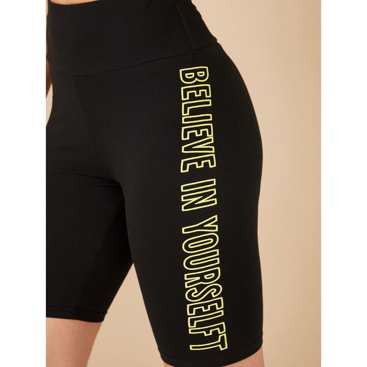 Styli Slogan Cycling Short -women-clothing-bottoms-leggings-image-3