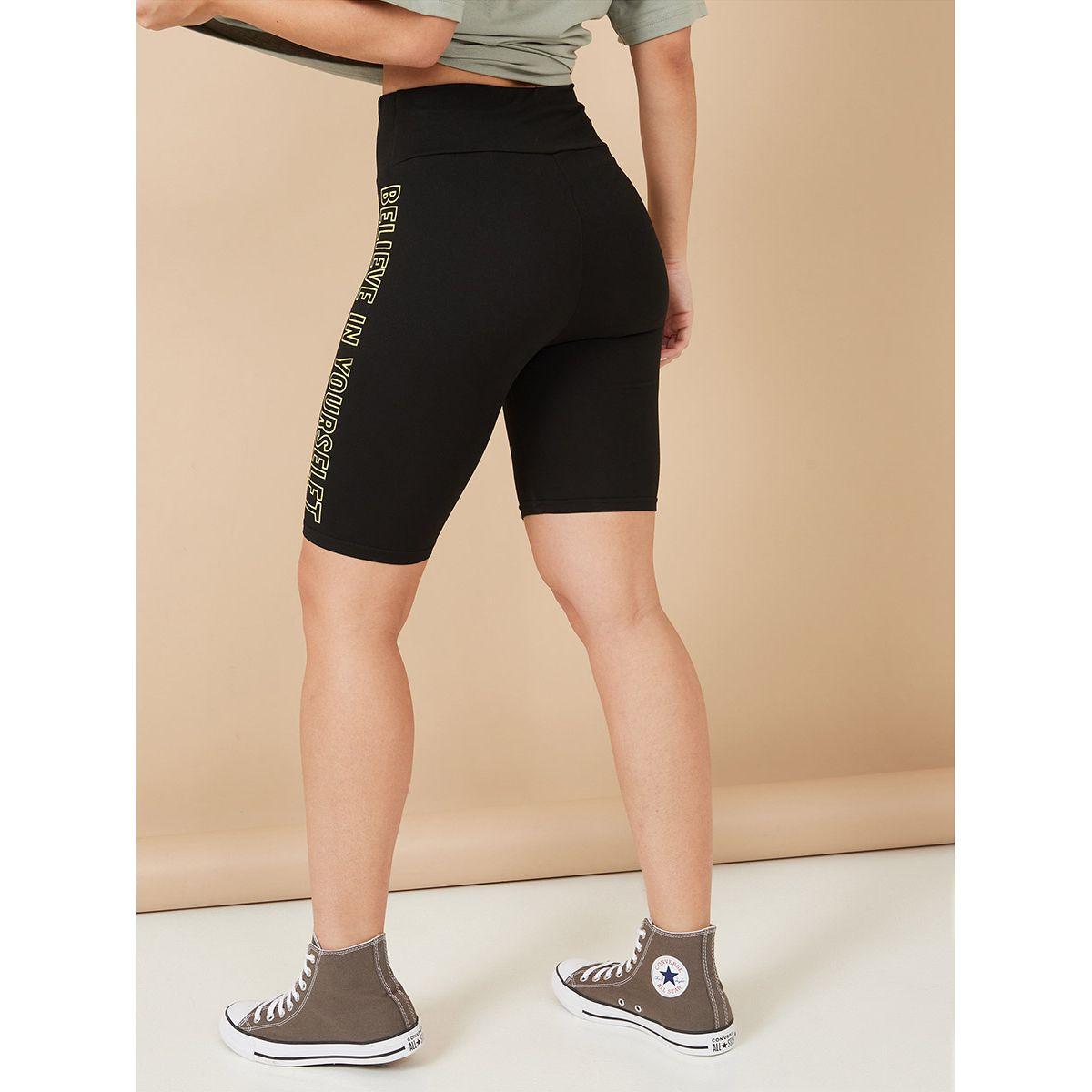 Styli Slogan Cycling Short -women-clothing-bottoms-leggings-image-4