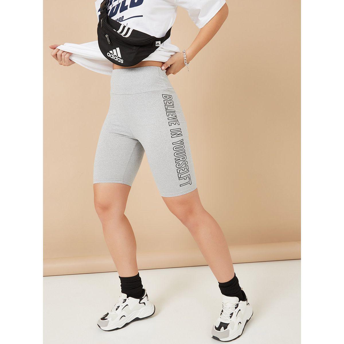 Styli Slogan Cycling Short -women-clothing-bottoms-shorts-image-1