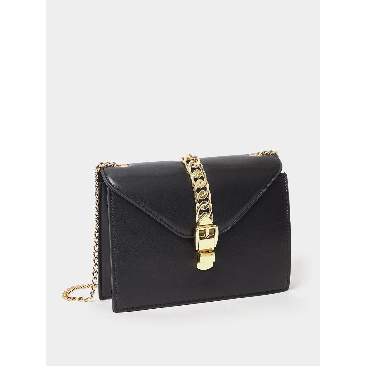Styli Chain Detailed Flap Shoulder Bag-women-bagsandwallets-handbags-image-1