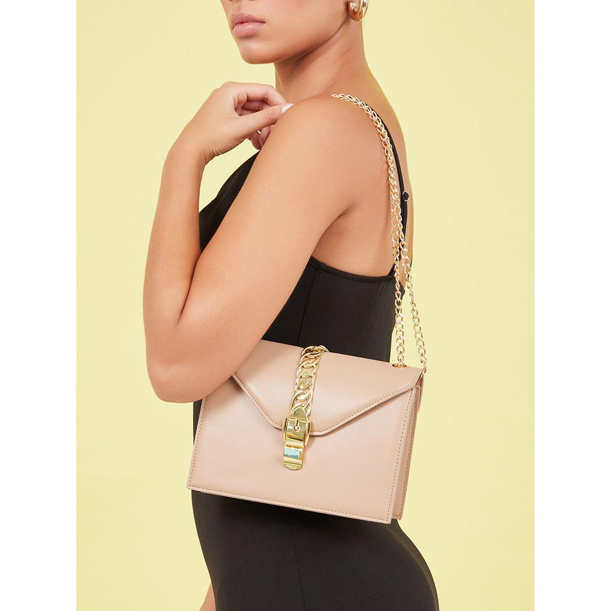 Styli Chain Detailed Flap Shoulder Bag-women-bagsandwallets-handbags-image-3