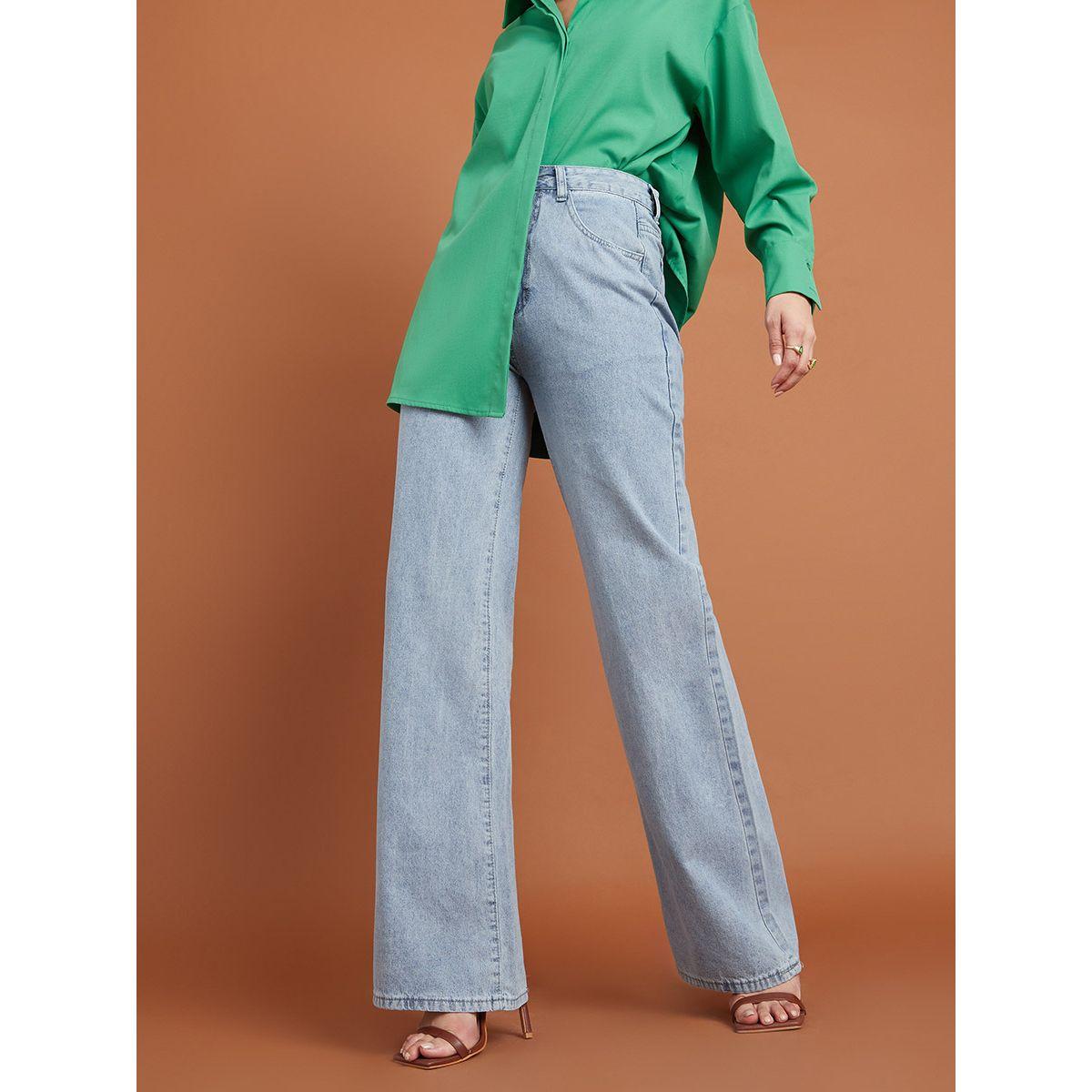 Styli High Rise Wide Leg Jeans-women-clothing-bottoms-jeans-image-1