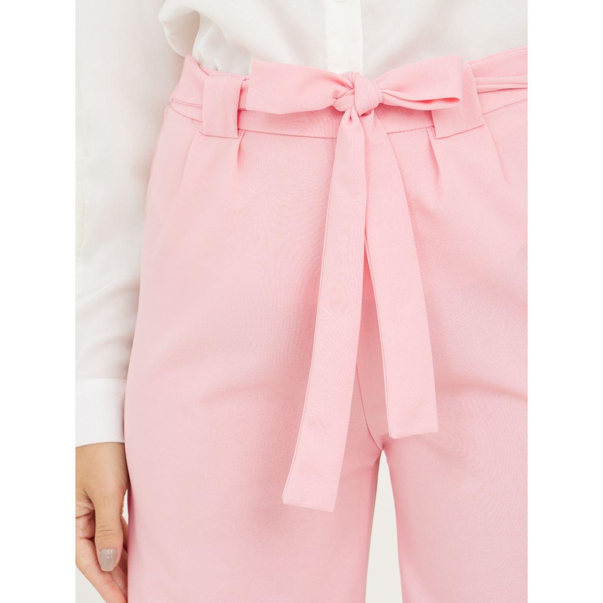 Styli Self Tie Belt Wide Leg Trouser-women-clothing-bottoms-trousers-image-3
