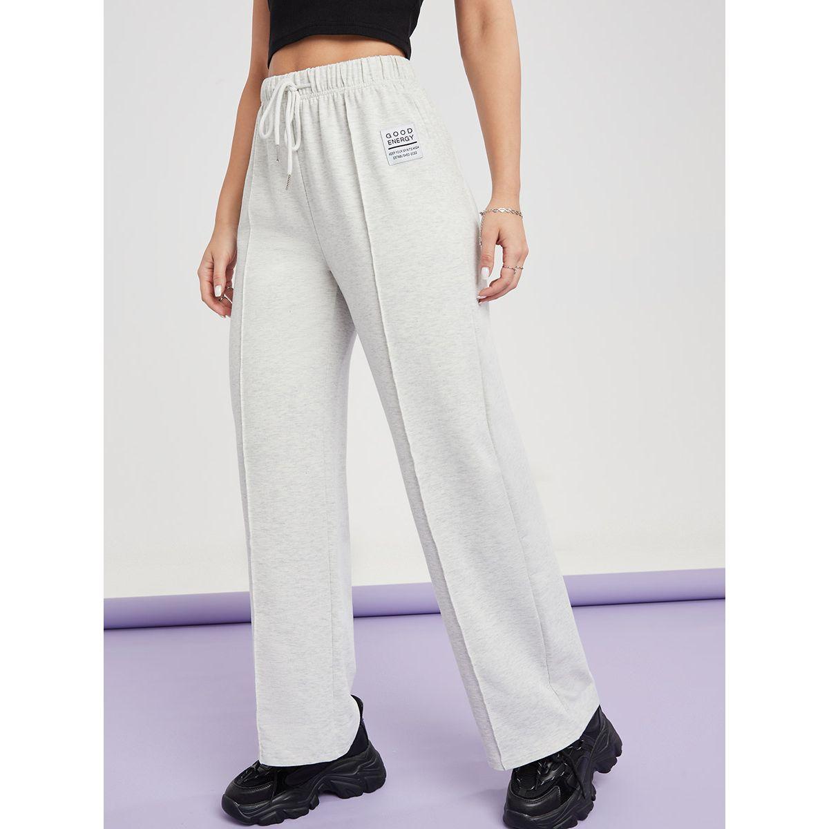 Styli Woven Badge Pintuck Wide Leg Jogger-women-clothing-bottoms-joggers-image-2