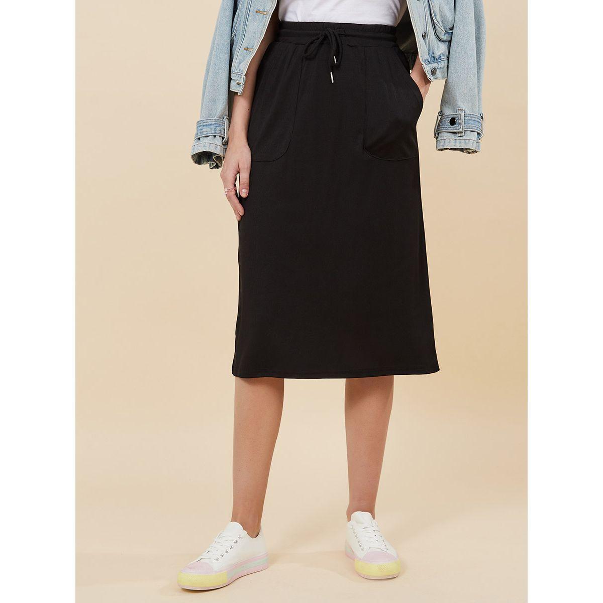 تنورة ميدي باربطة خصر من ريد تايب-women-clothing-bottoms-skirts-image-1
