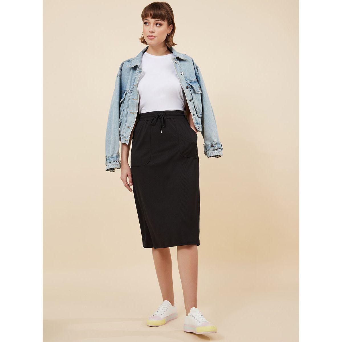 تنورة ميدي باربطة خصر من ريد تايب-women-clothing-bottoms-skirts-image-2