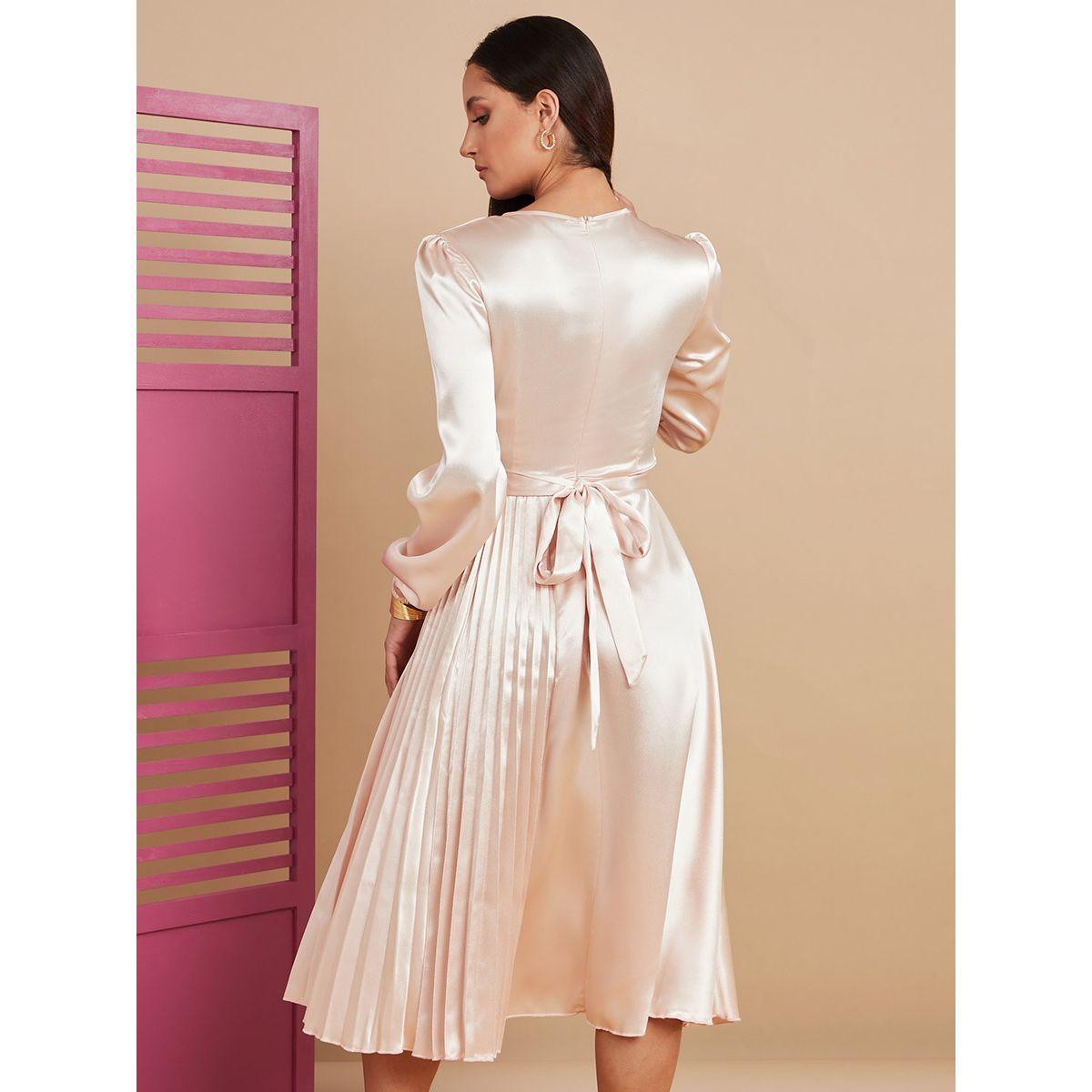 فستان ميدي باكمام طويلة من ستايلي-women-clothing-dresses-image-4