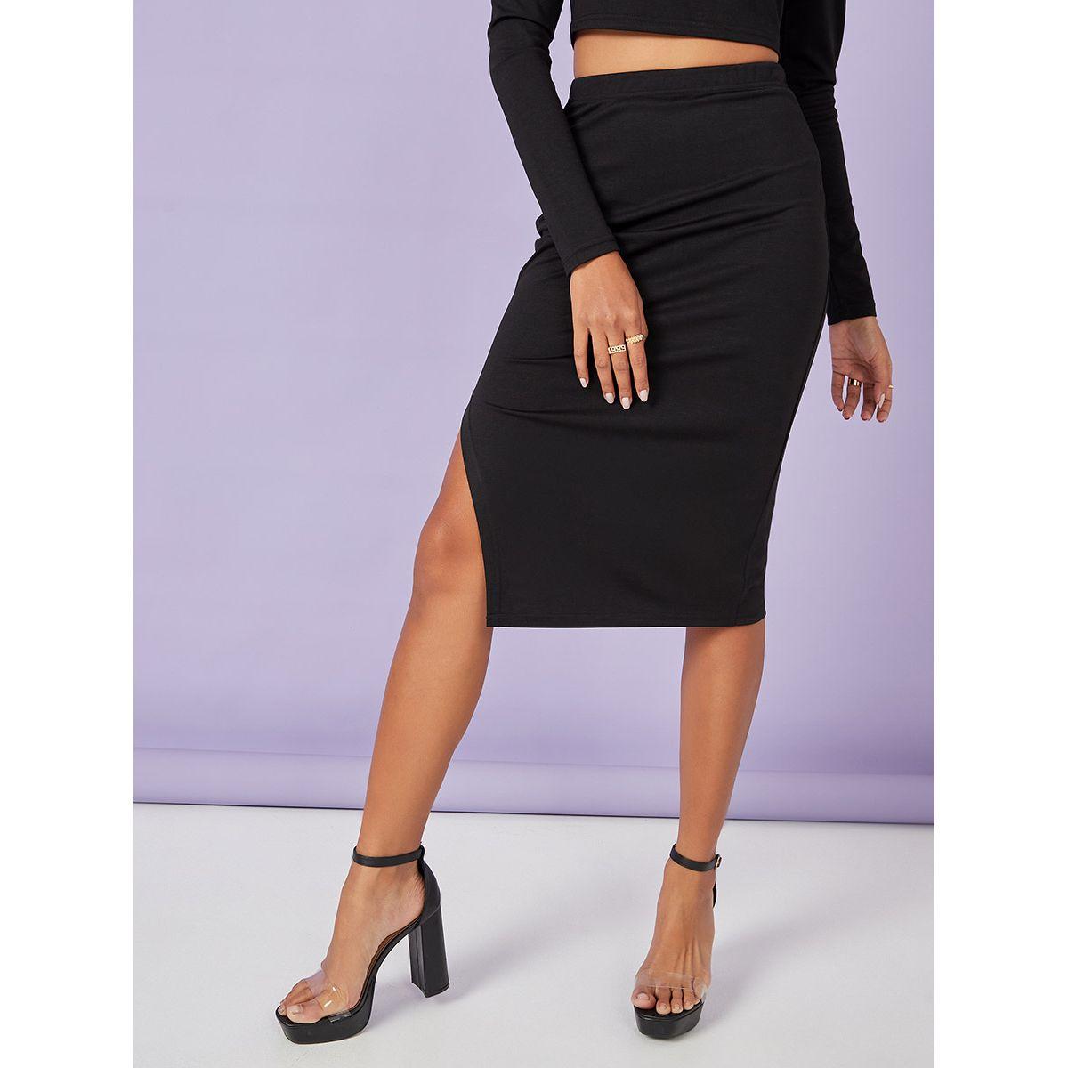 طقم منسق من ( تنورة ميدي + بلوزة ) من ريد تايب-women-clothing-coordsets-image-4