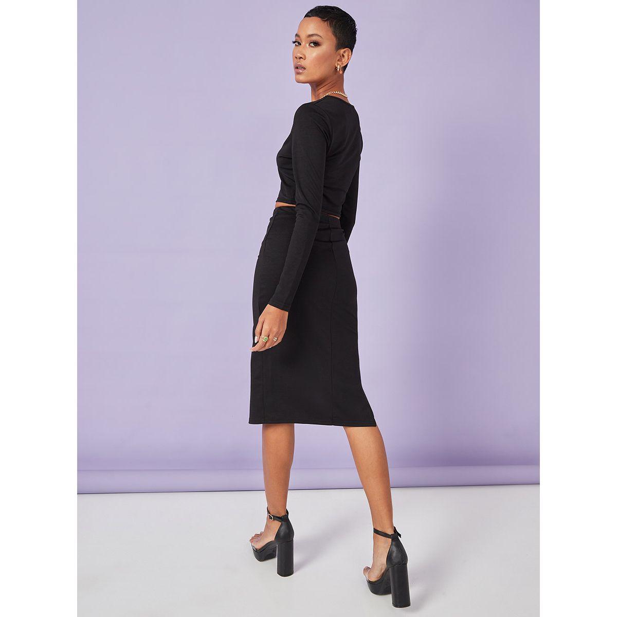 طقم منسق من ( تنورة ميدي + بلوزة ) من ريد تايب-women-clothing-coordsets-image-6