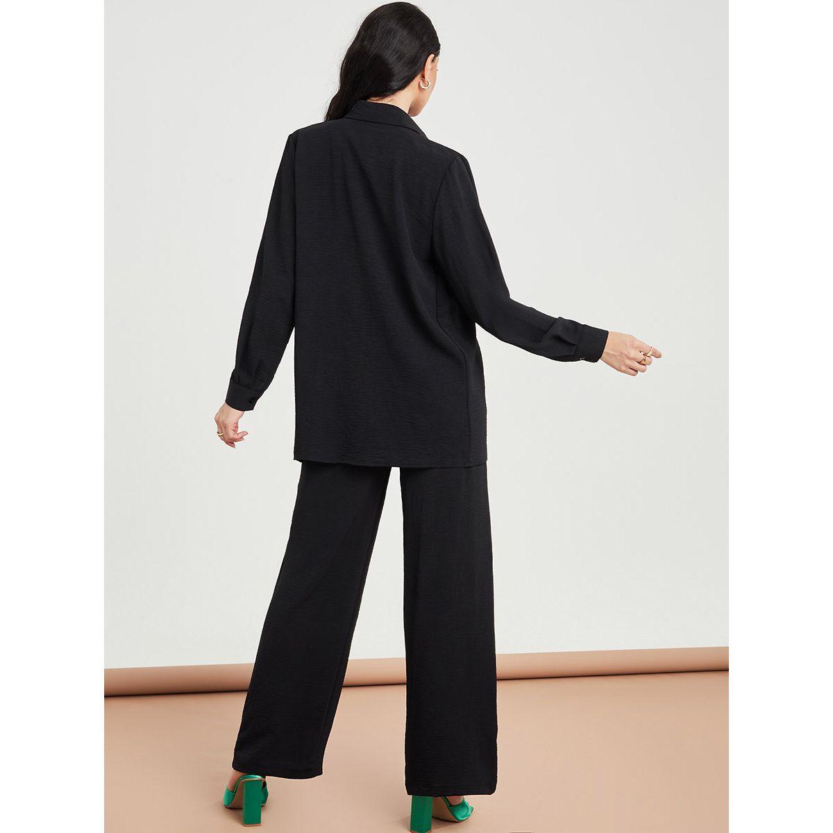 طقم من ( بنطال + بلوزة ) من ستايلي-women-clothing-coordsets-image-8
