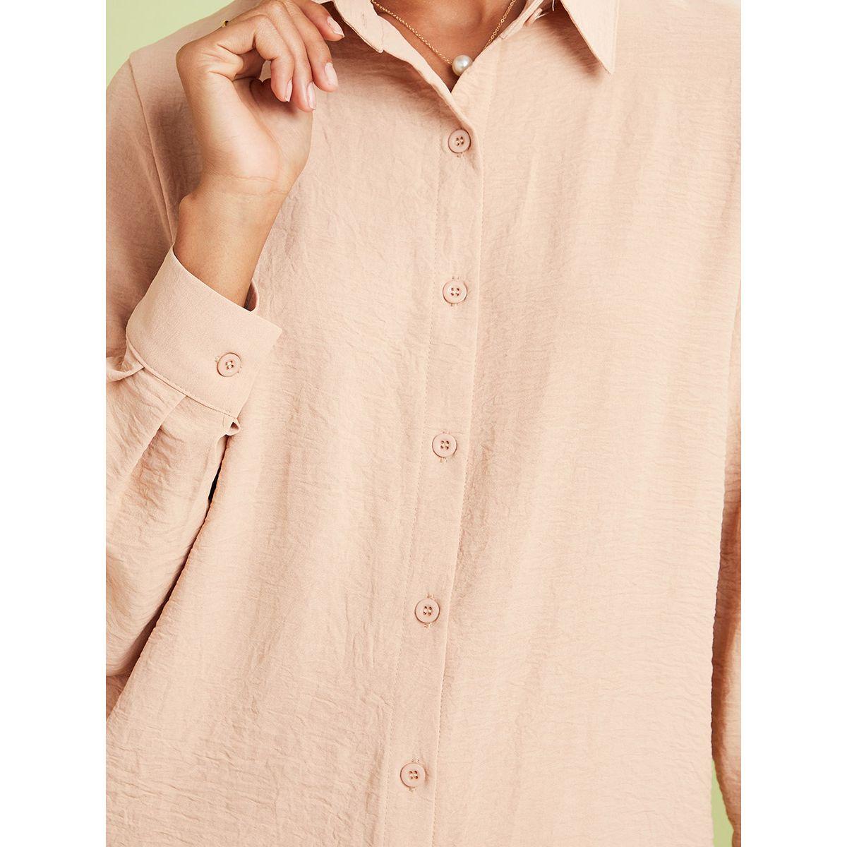 Styli Crepe Longline Shirt and Trouser Co-Ord Set-women-clothing-coordsets-image-4