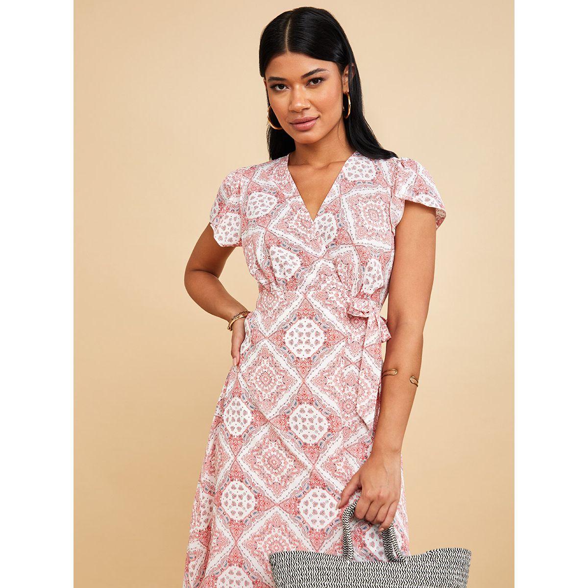 فستان طويل بنمط لف من ستايلي-women-clothing-dresses-image-2
