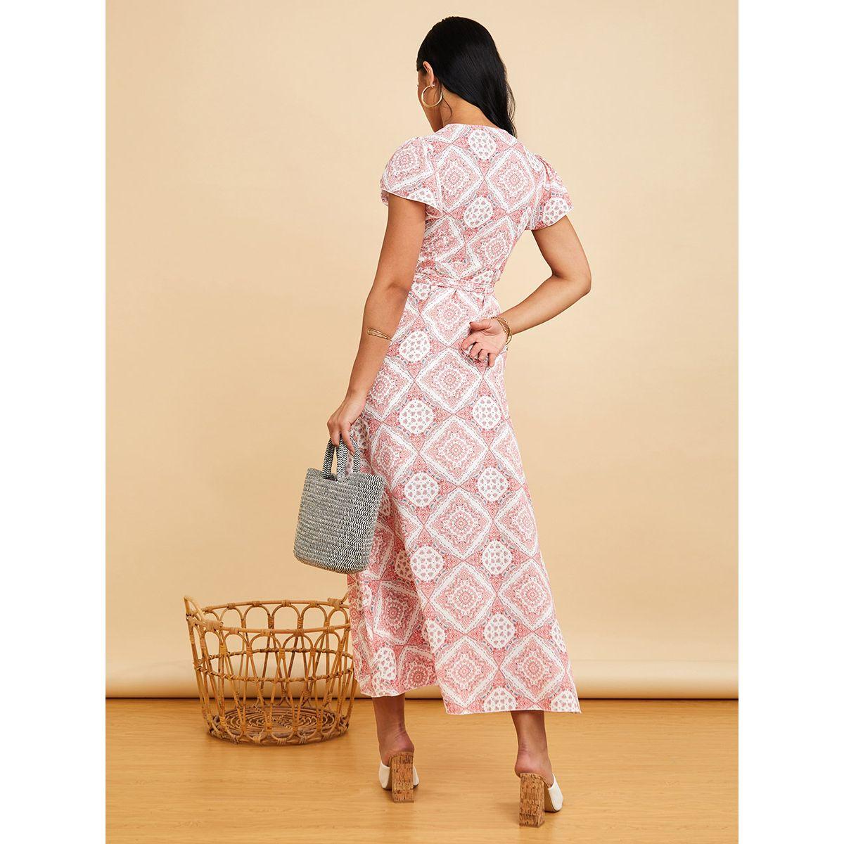 فستان طويل بنمط لف من ستايلي-women-clothing-dresses-image-4