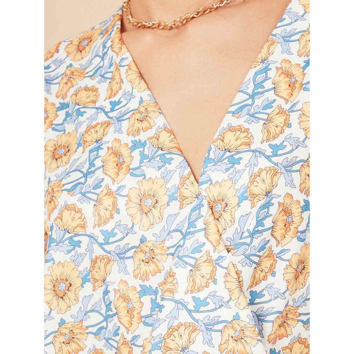 بلوزة بنمط لف واكمام طويلة من ريد تايب-women-clothing-shirtsandblouses-blouses-image-3