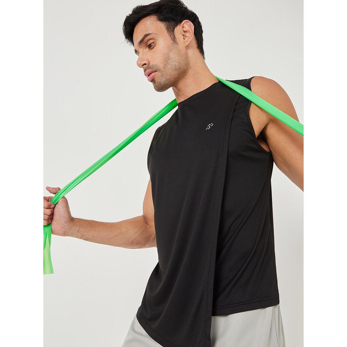 Styli Split Hem Sleeveless Active T-shirt-men-clothing-sportswearandactivewear-tshirtsandpolos-image-1