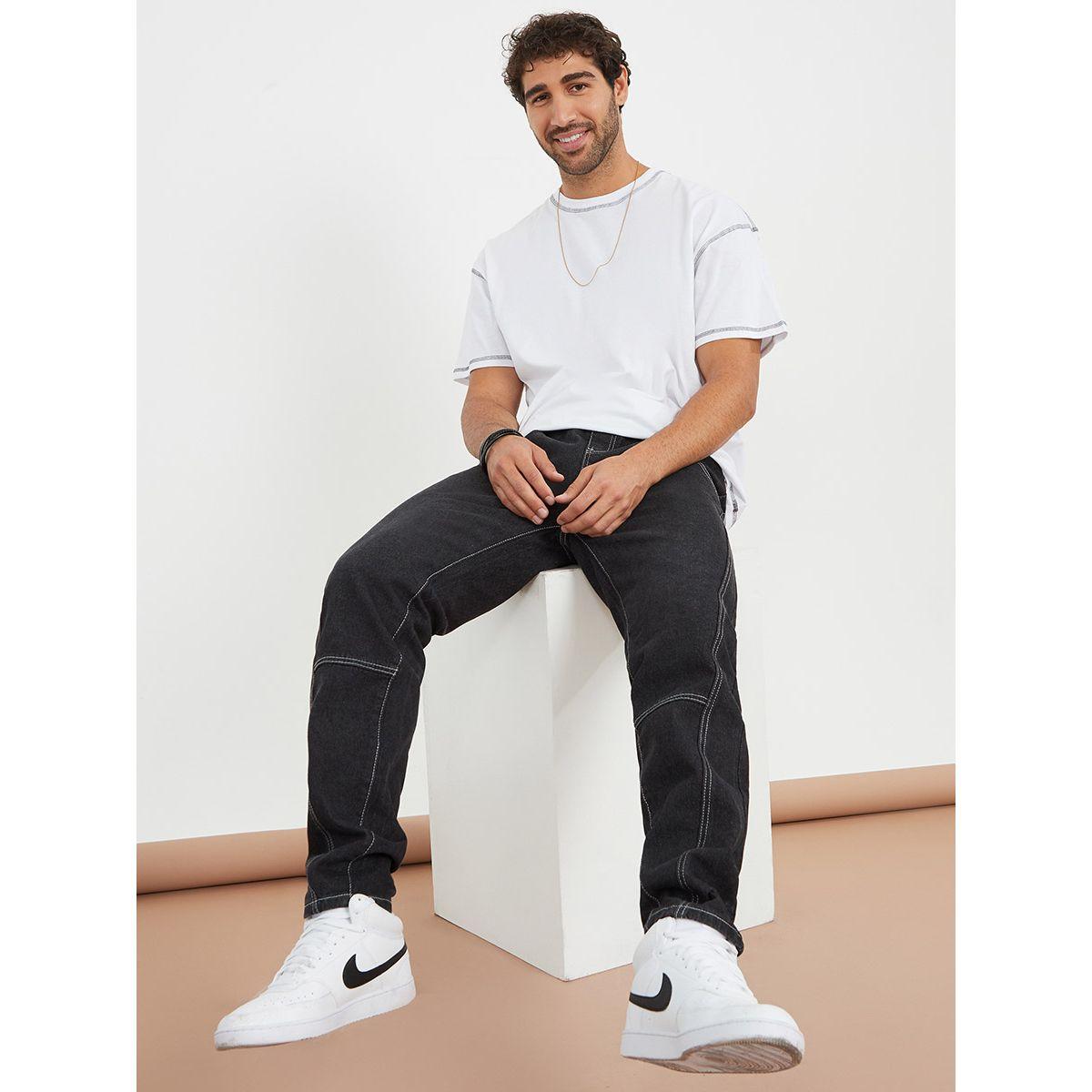 جينز بقصة مستقيمة من ريد تايب-men-clothing-bottoms-jeans-image-1