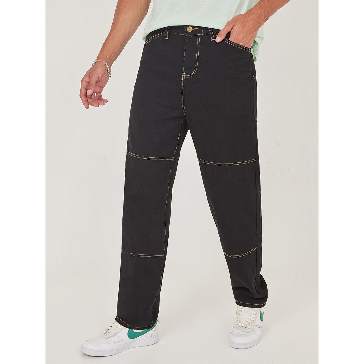 Styli Contrast Stitch Detail Regular Fit Jeans-men-clothing-bottoms-jeans-image-1