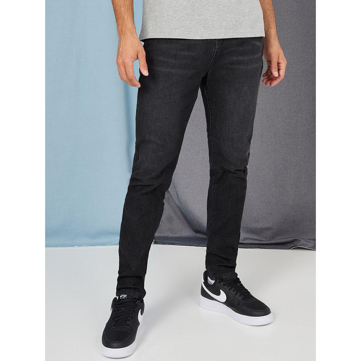 Styli Whisker Detail Washed Skinny Fit Jeans -men-clothing-bottoms-jeans-image-1