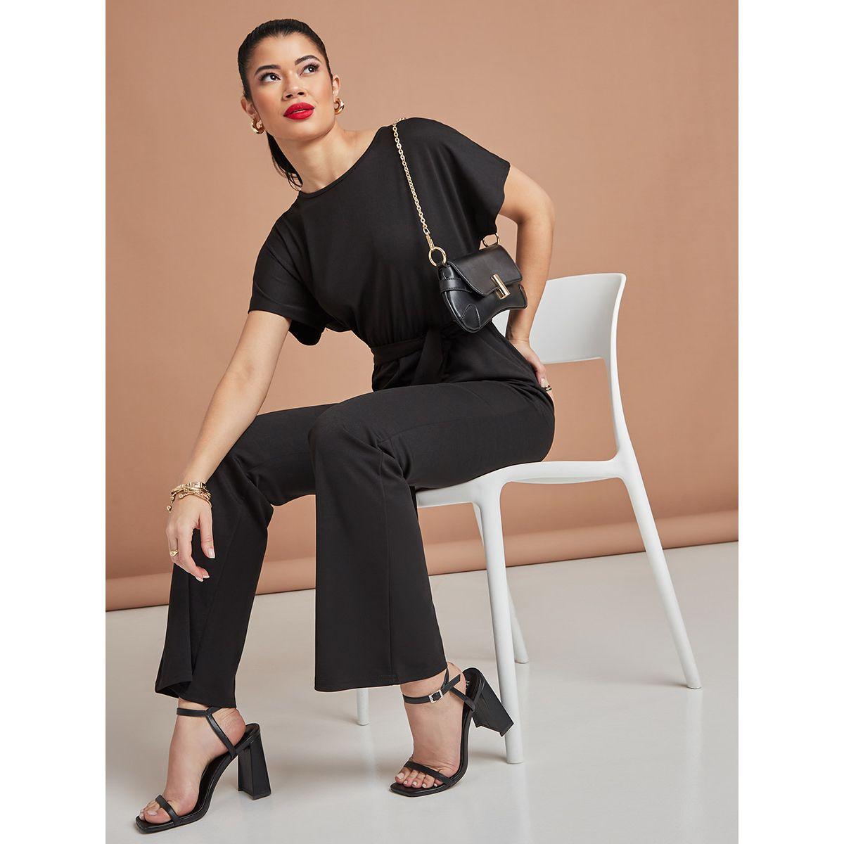 Styli Wide Leg Jumpsuit with Self Tie Belt-women-clothing-jumpsuits-image-1