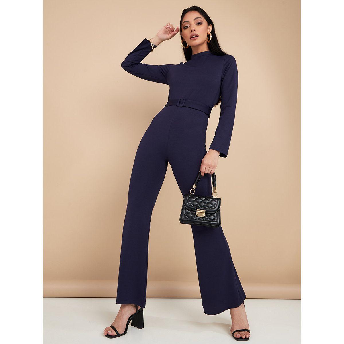 Styli High Neck Wide Leg Belted Jumpsuit-women-clothing-jumpsuits-image-2